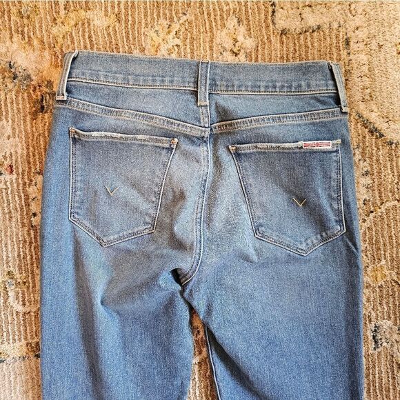Hudson Blair Hermione jeans with raw hem,  sz 27 with 28" inseam, excellent cond - Picture 3 of 6